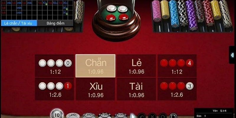 Cách cược xóc đĩa online